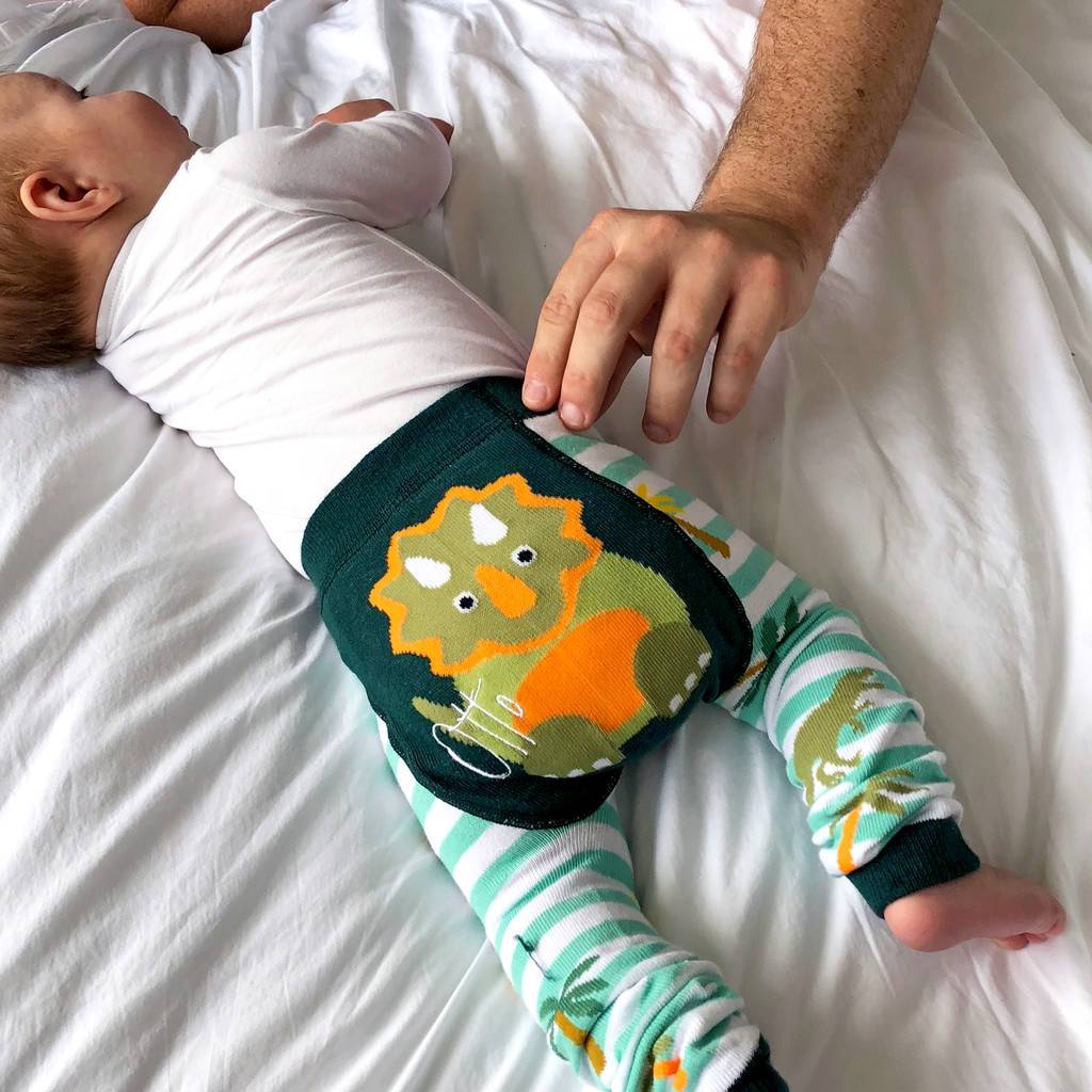 Personalised Dinosaur Baby Leggings, Clothing, - ALPHS
