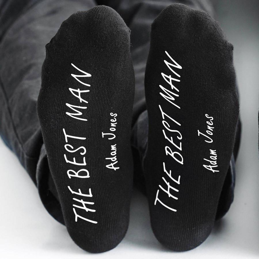 Personalised Wedding Groomsman Socks, Socks, - ALPHS