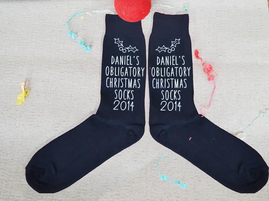 Obligatory Christmas Socks, socks, - ALPHS