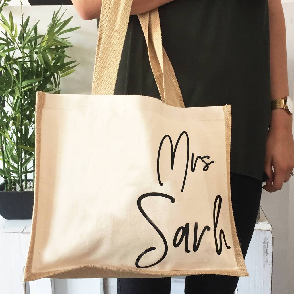 personalised shopping bags