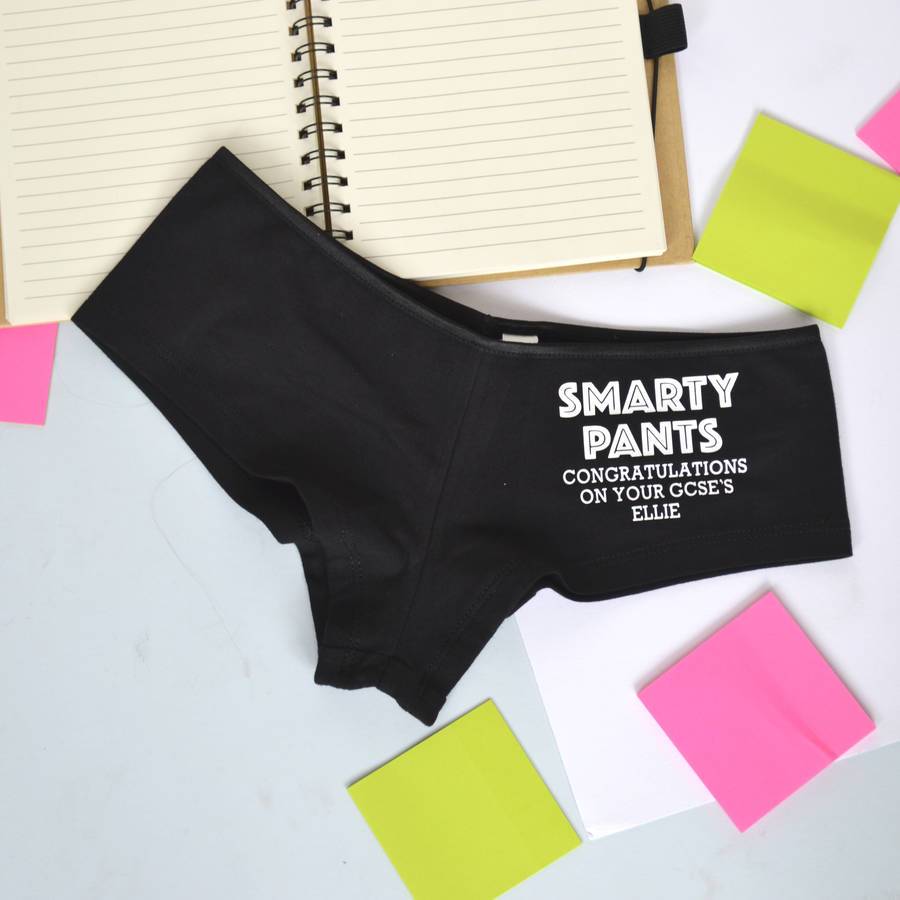Smarty Pants Personalised Exam Result Underwear, underwear, - ALPHS