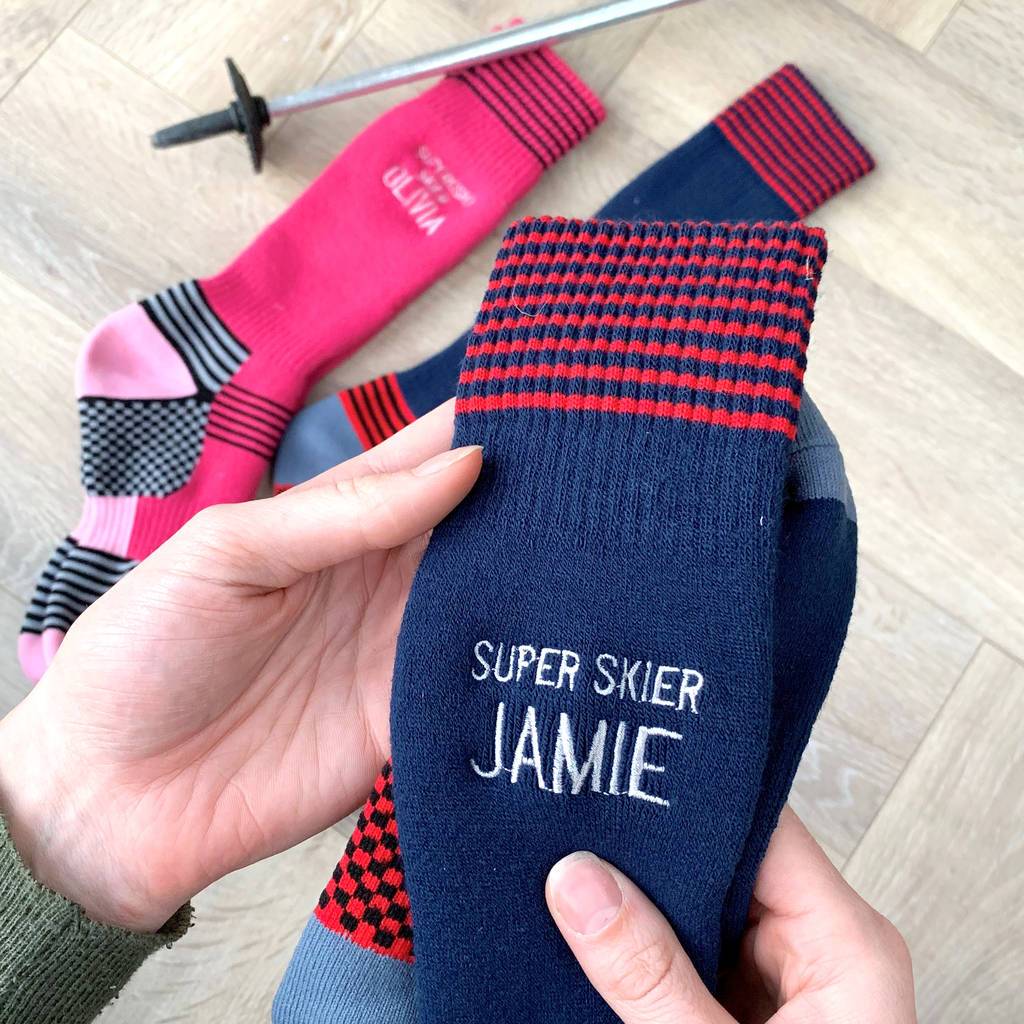 Personalised Ski, Snowboard Socks, Socks, sport, - ALPHS