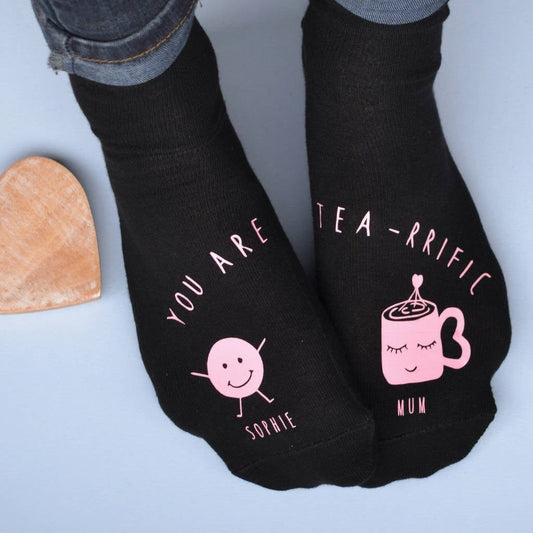 Teariffic Mum And Me Personalised Socks, Socks, - ALPHS