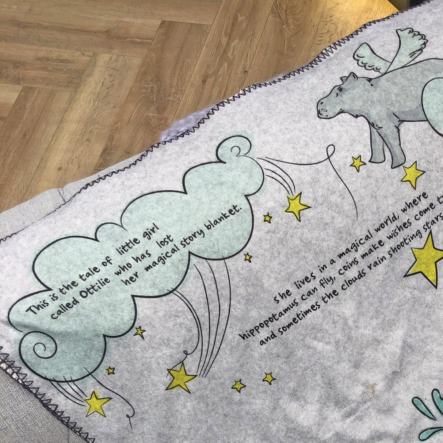 Personalised Book on a Blanket, Blanket, - ALPHS