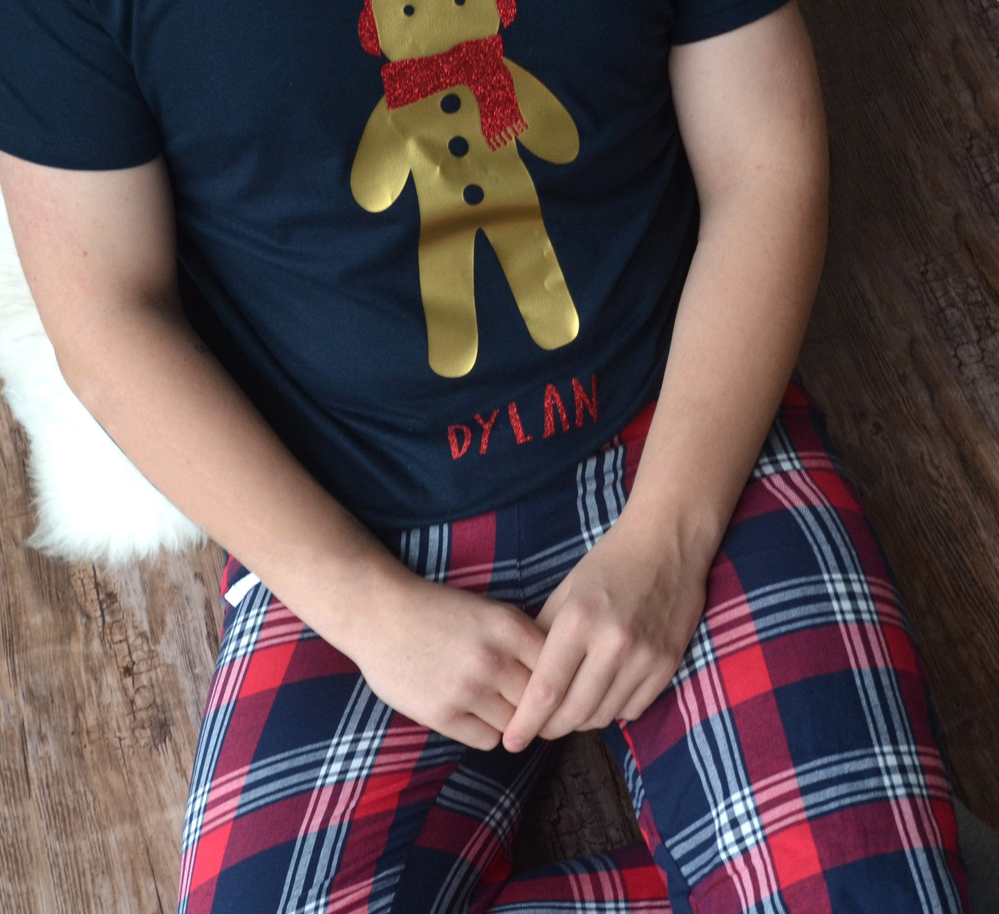 Gingerbread Pyjama Top