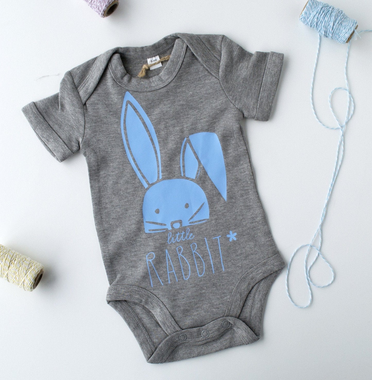 Little Rabbit Personalised Babygrow, Baby grow, - ALPHS