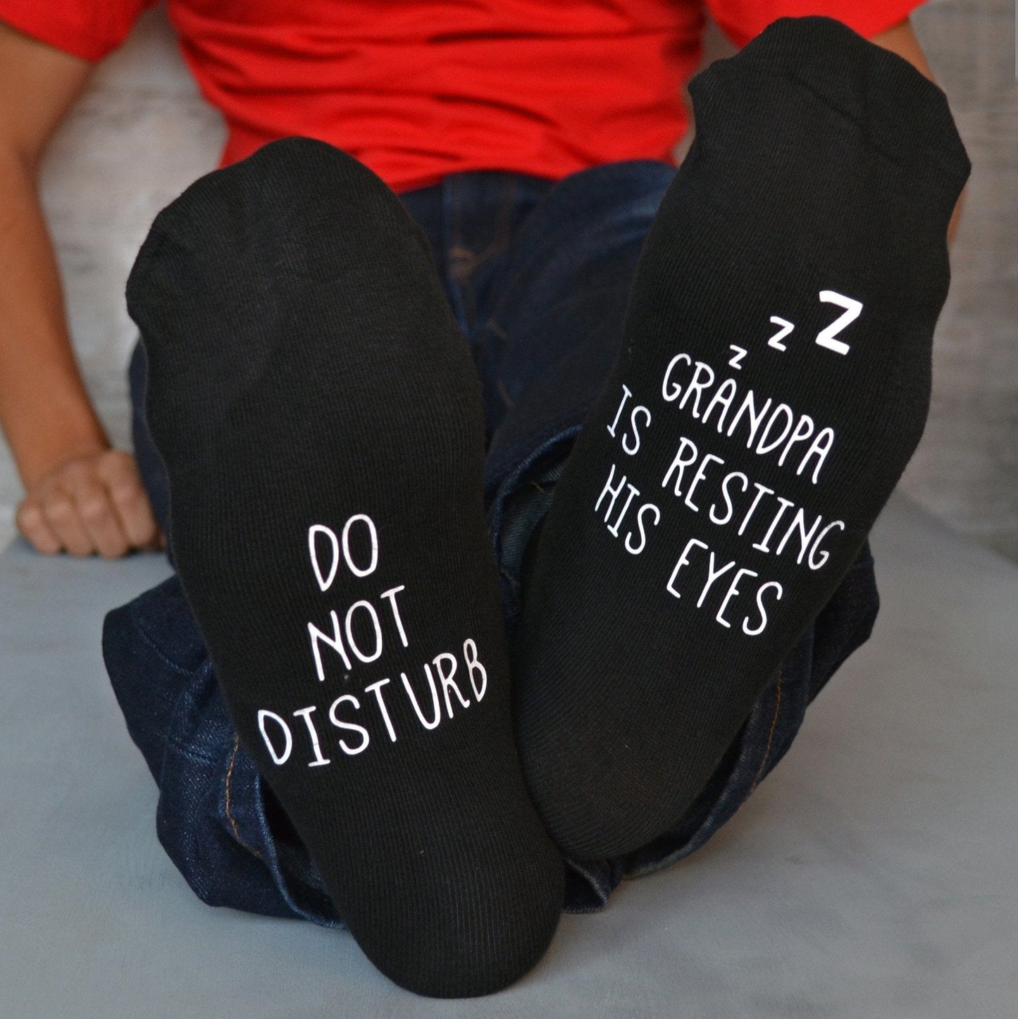 Do Not Disturb Resting Eyes Socks, socks, - ALPHS 