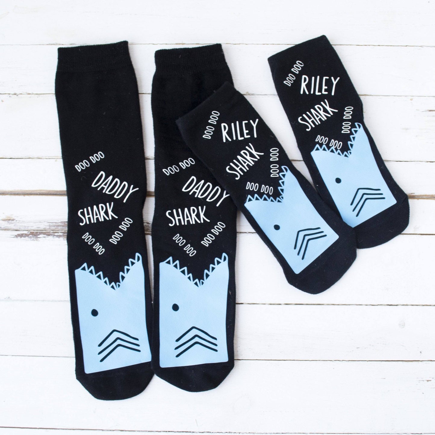 Personalised Shark Socks, Socks, - ALPHS