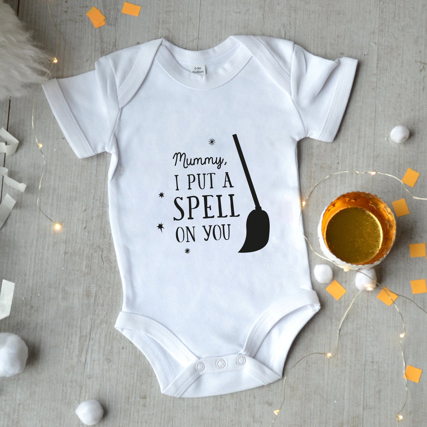 I Put A Spell On You Baby Grow