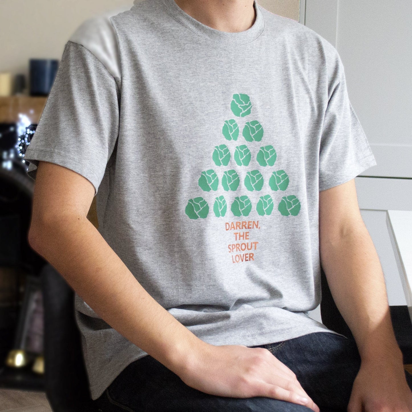 Sprout Lover Christmas Tree Personalised T Shirt, t-shirt, - ALPHS