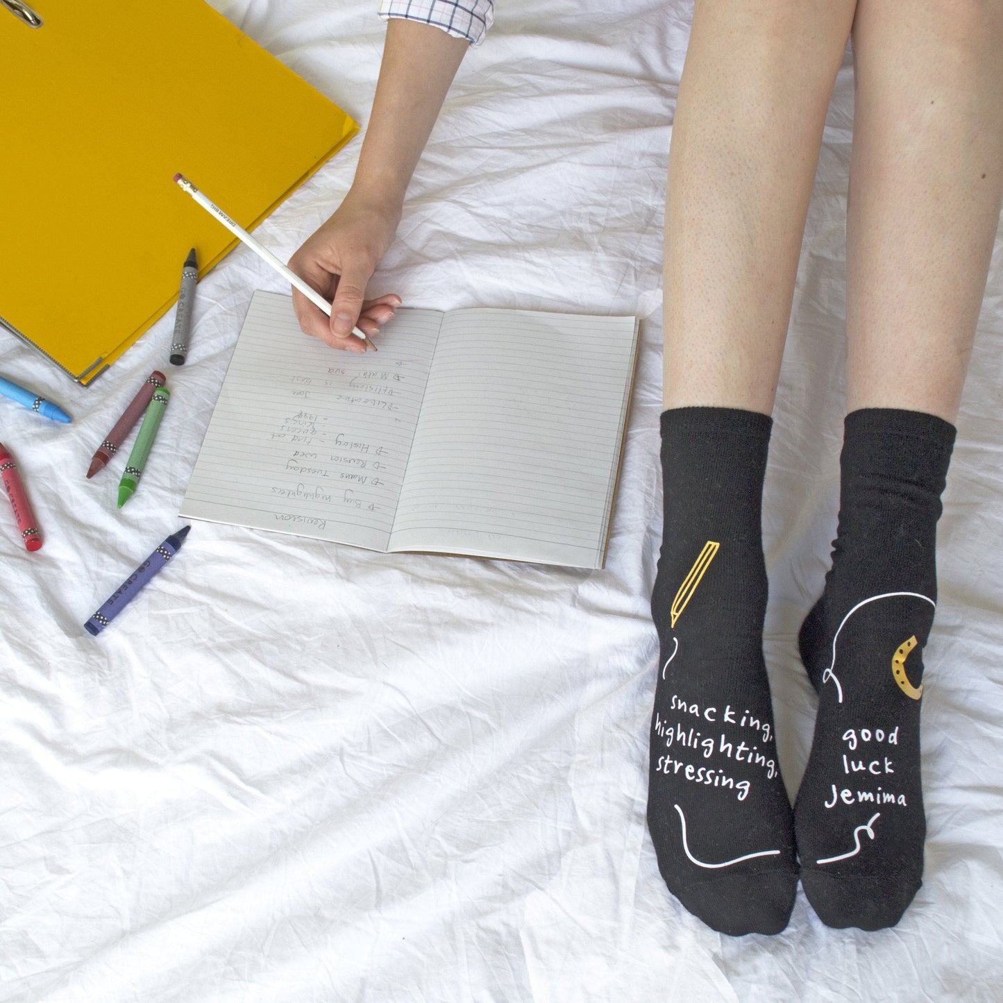 Personalised Exam Prep Socks, Socks, - ALPHS 