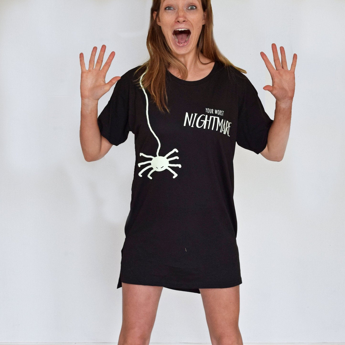 Worst Nightmare Glow in the Dark Nightshirt, Nightwear, - ALPHS