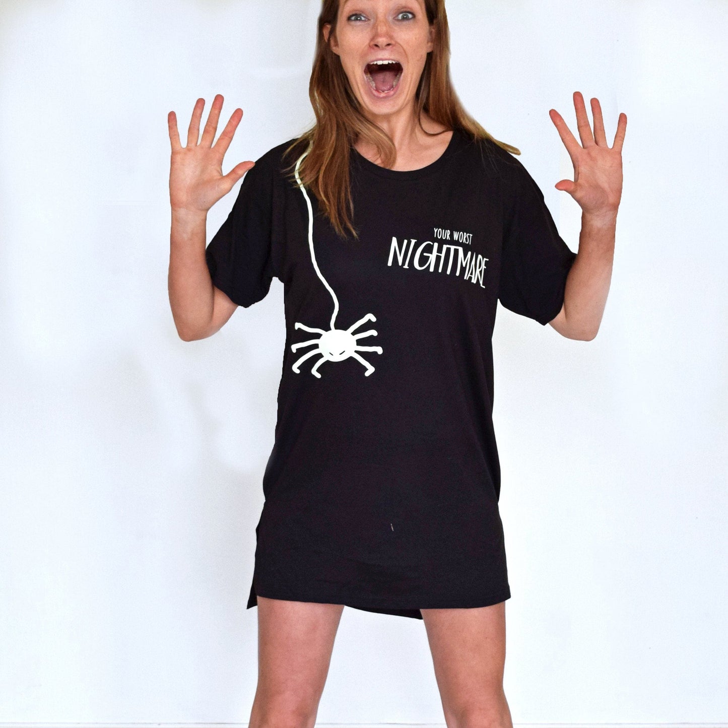 Worst Nightmare Glow in the Dark Nightshirt, Nightwear, - ALPHS