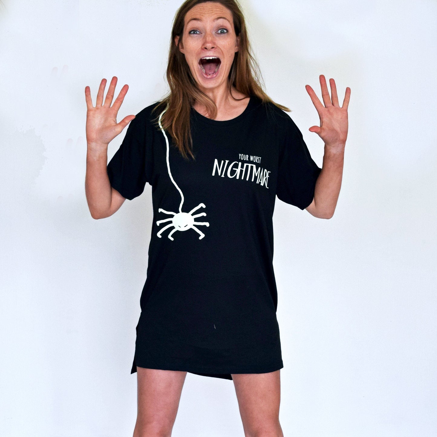 Worst Nightmare Glow in the Dark Nightshirt, Nightwear, - ALPHS
