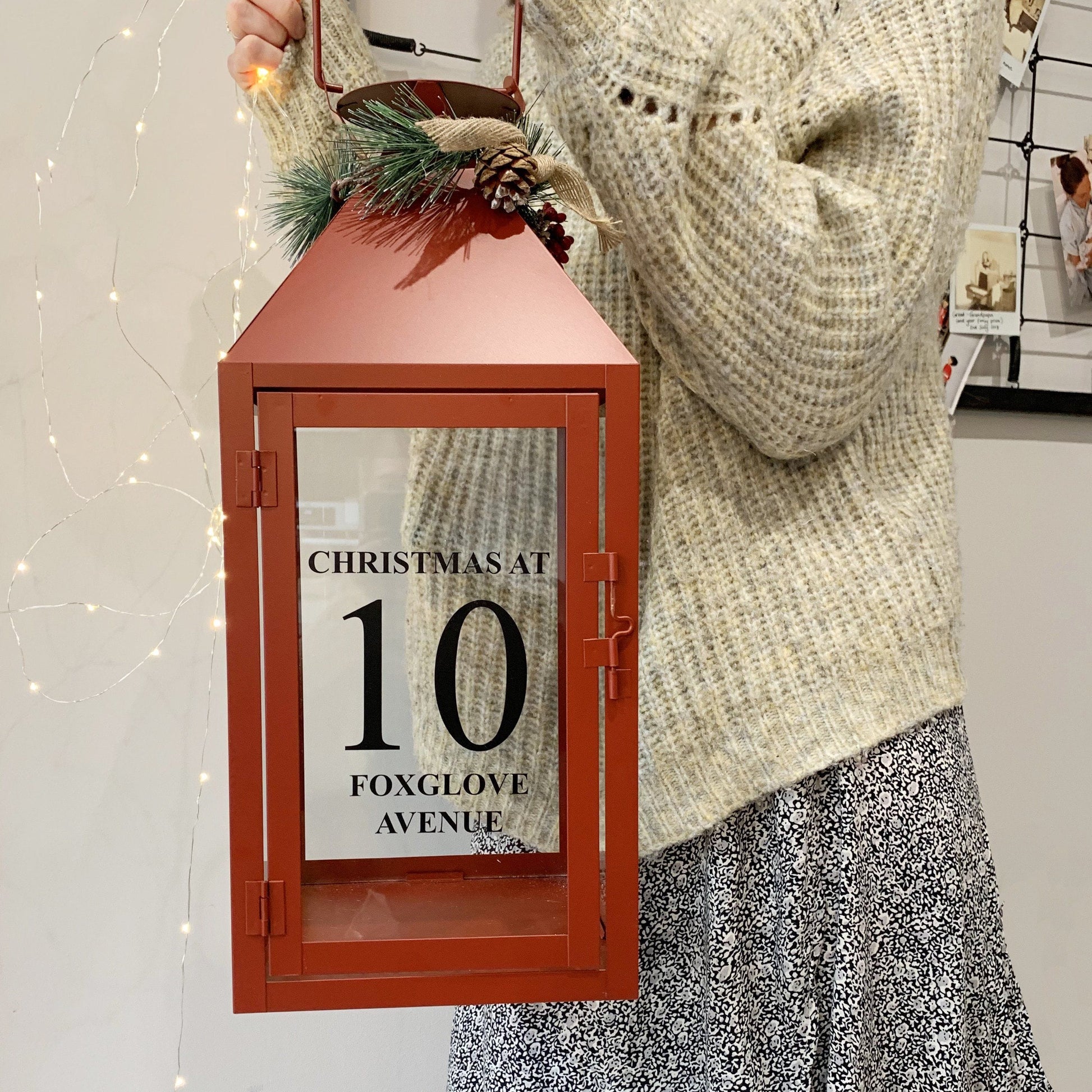 Personalised Family Christmas Lantern, Lantern, - ALPHS