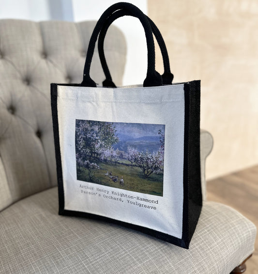 Arthur Henry Knighton-Hammond Black Edged Tote Bag