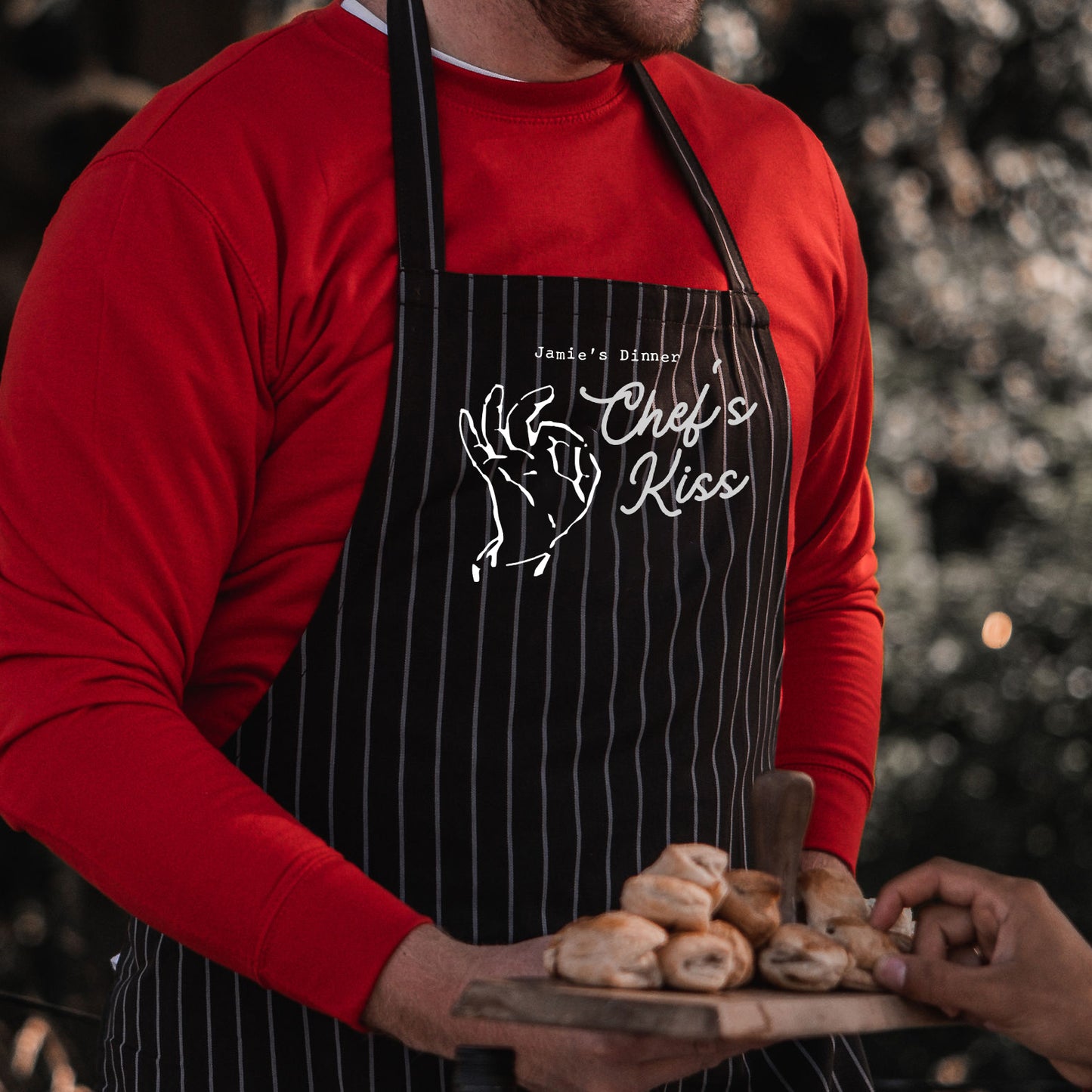 Personalised Chef's Kiss Apron