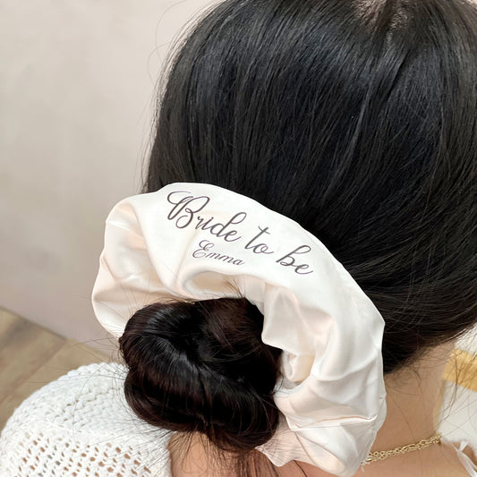 Bride To Be Personalised Wedding Scrunchie