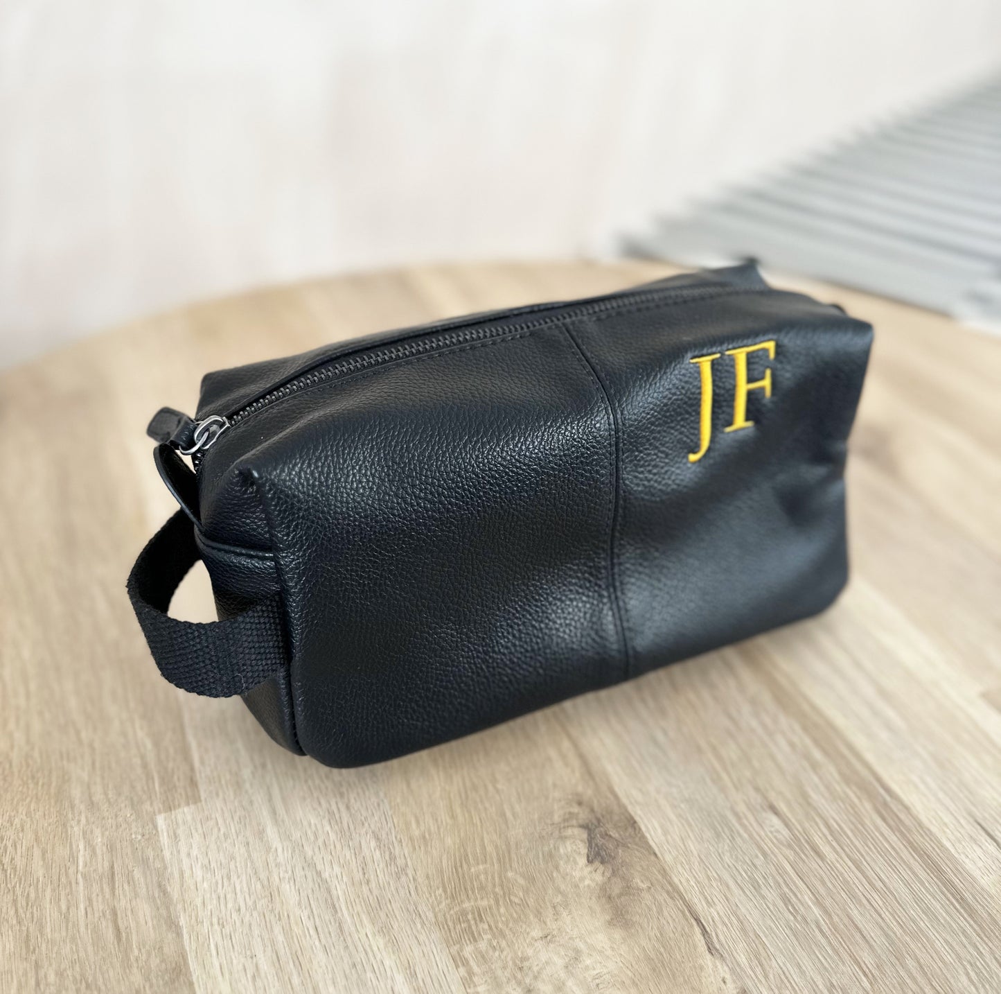 Monogrammed Men's Wash Bag