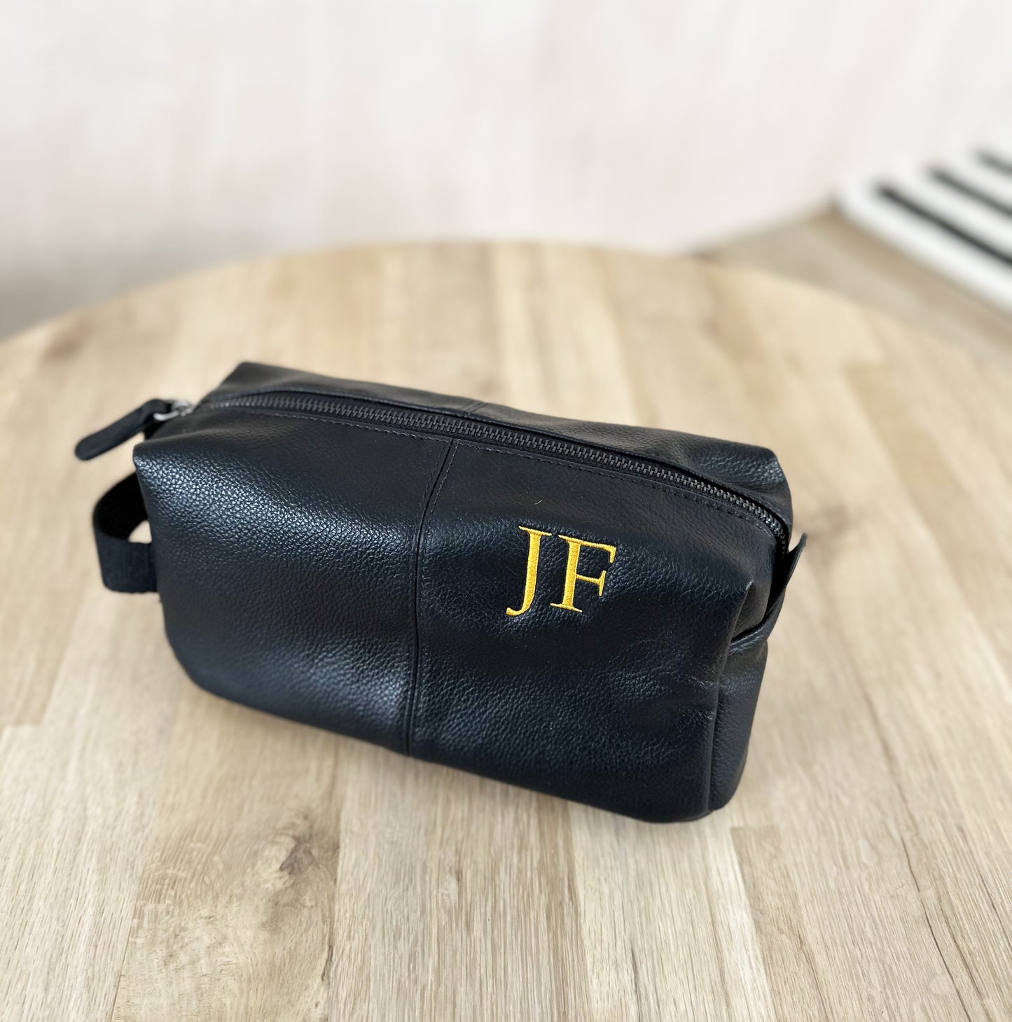 Monogrammed Men's Wash Bag