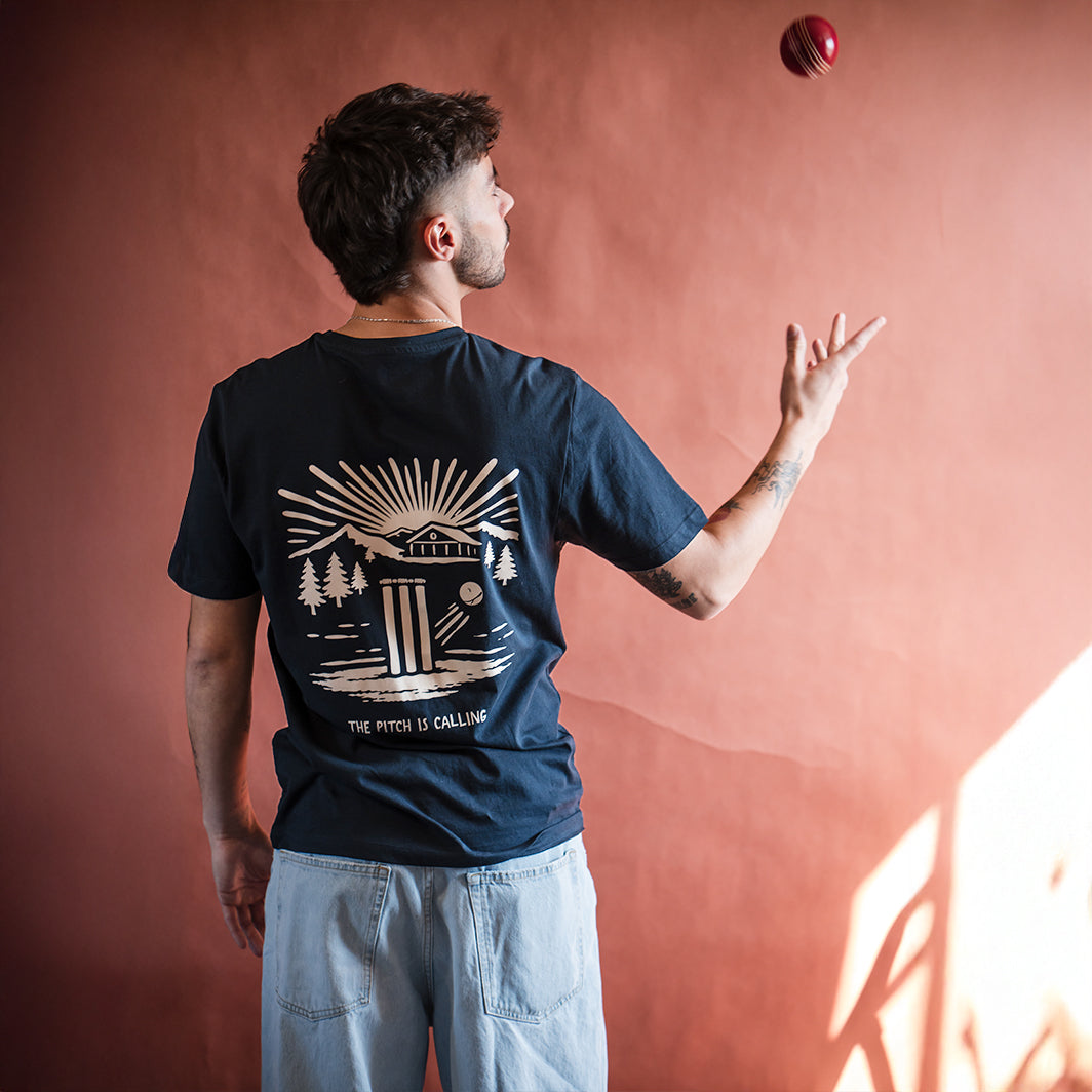 Graphic Cricket Print T-Shirt