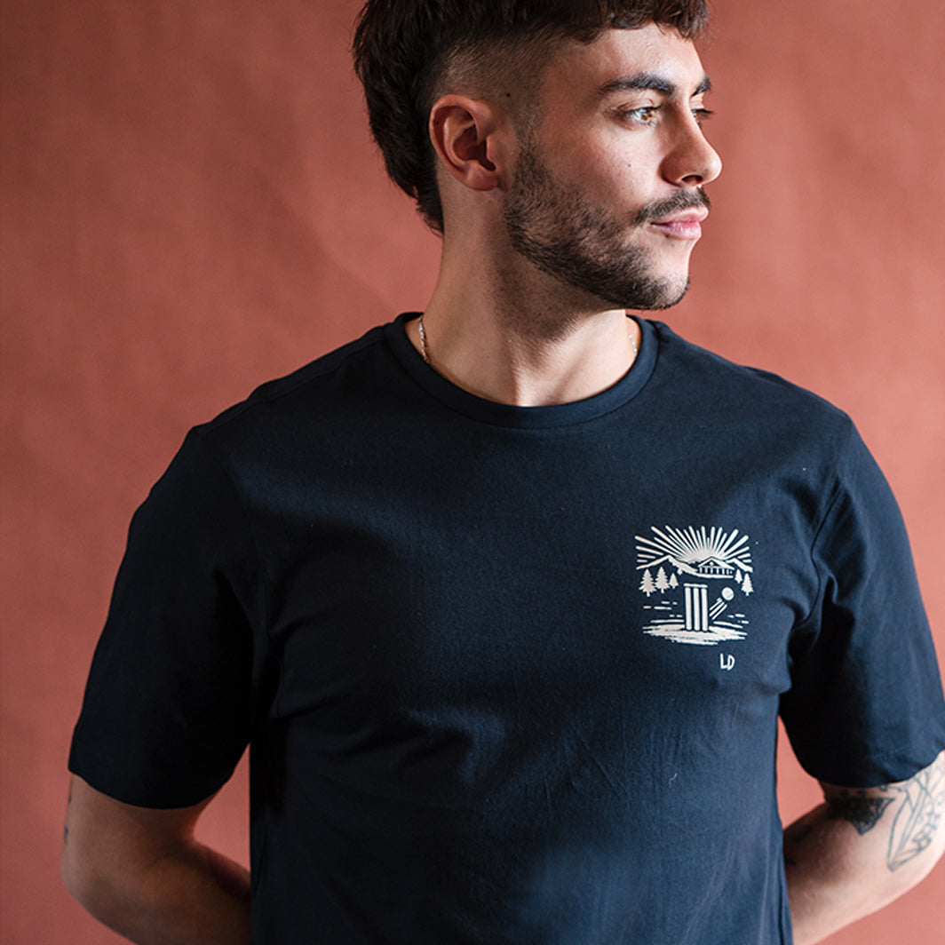 Graphic Cricket Print T-Shirt