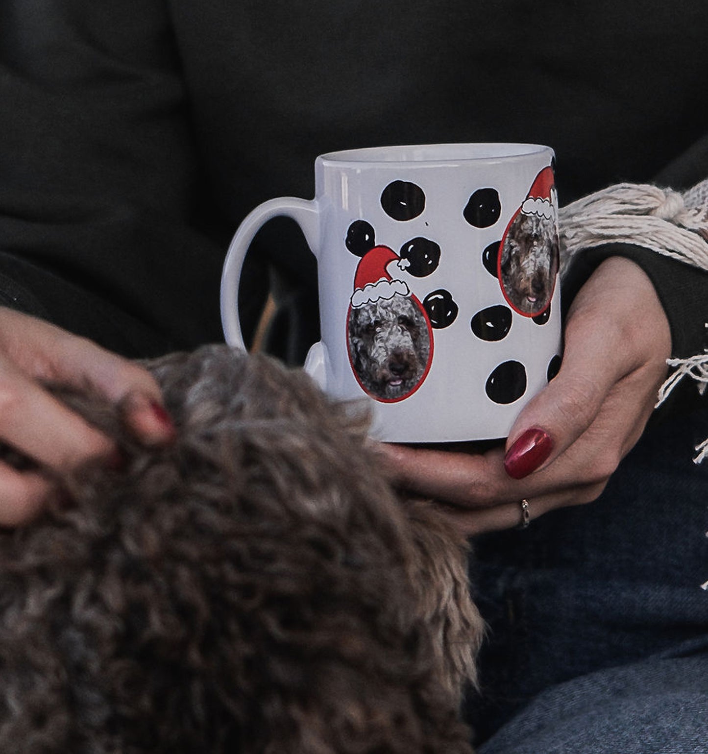 Personalised Pet Photo Christmas Mug