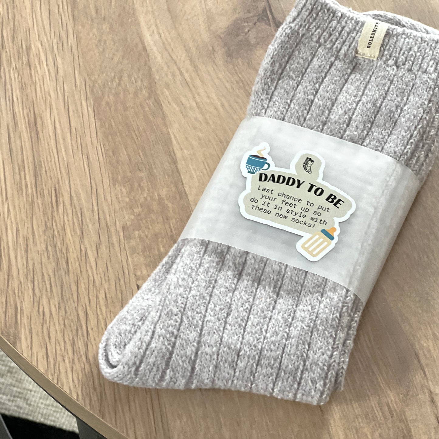 Daddy To Be Wrapped Super Soft Snug Gift Socks