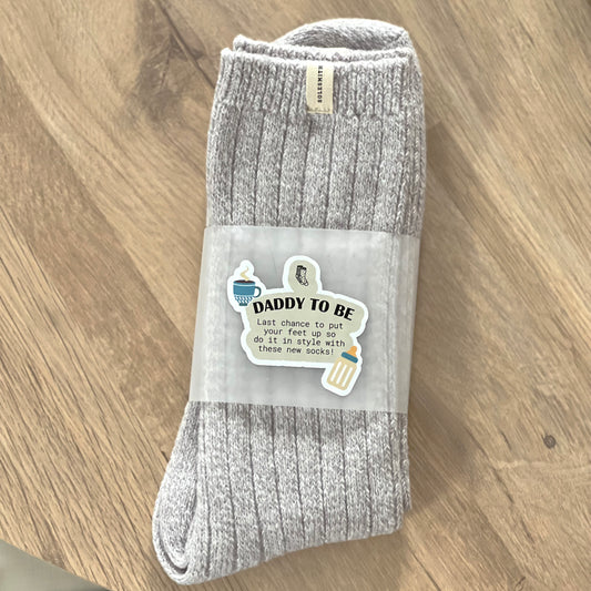 Daddy To Be Wrapped Super Soft Snug Gift Socks