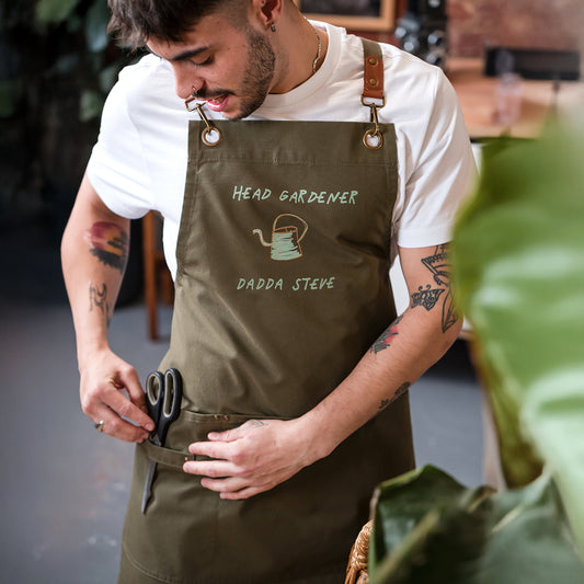 Personalised Posh Gardening Apron