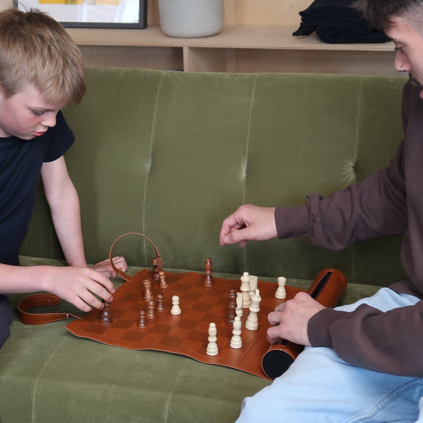 Monogram Chess Travel Set