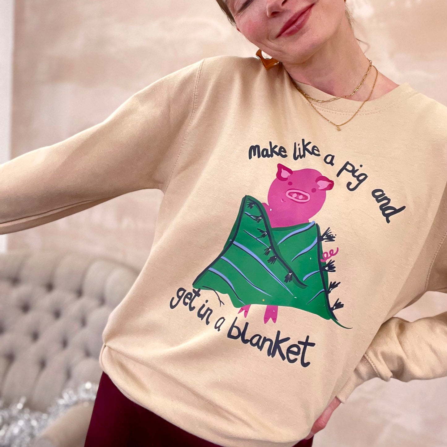 Pig In Blanket Sweatshirt