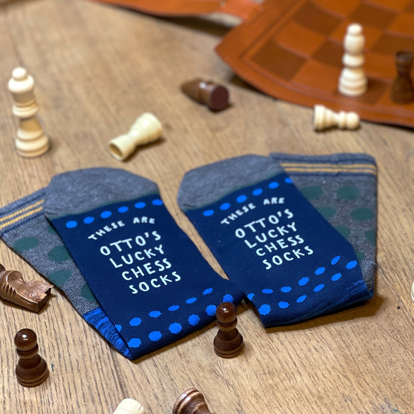 Personalised Lucky Chess Socks