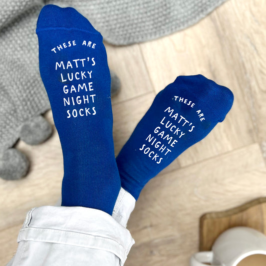 Personalised Lucky Games Night Socks