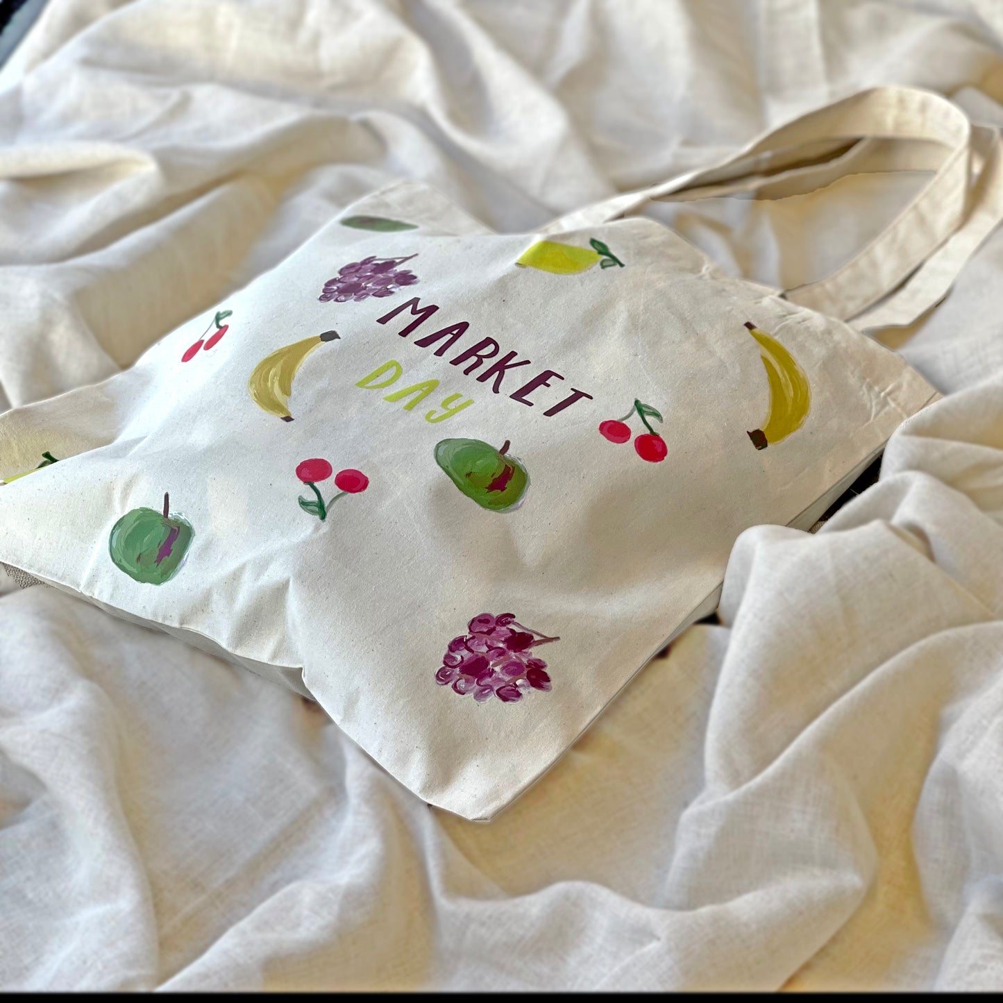 Market Day Fruity Tote Bag