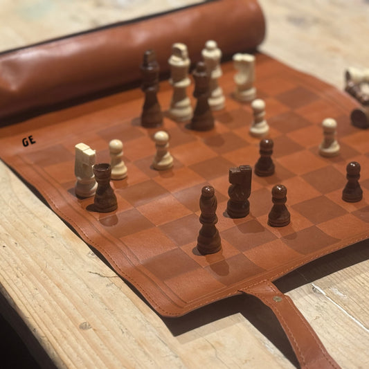 Monogram Chess Travel Set
