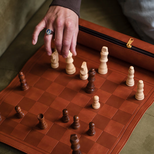 Monogram Chess Travel Set
