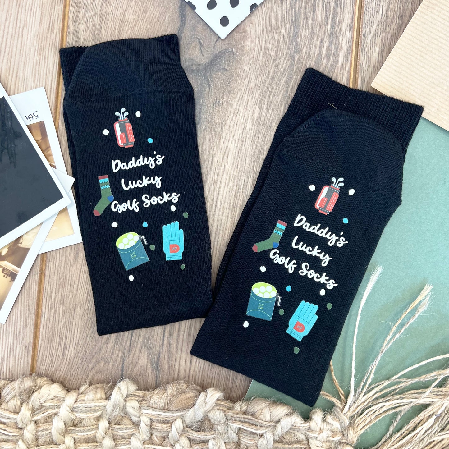 Personalised Lucky Golf Icon Socks