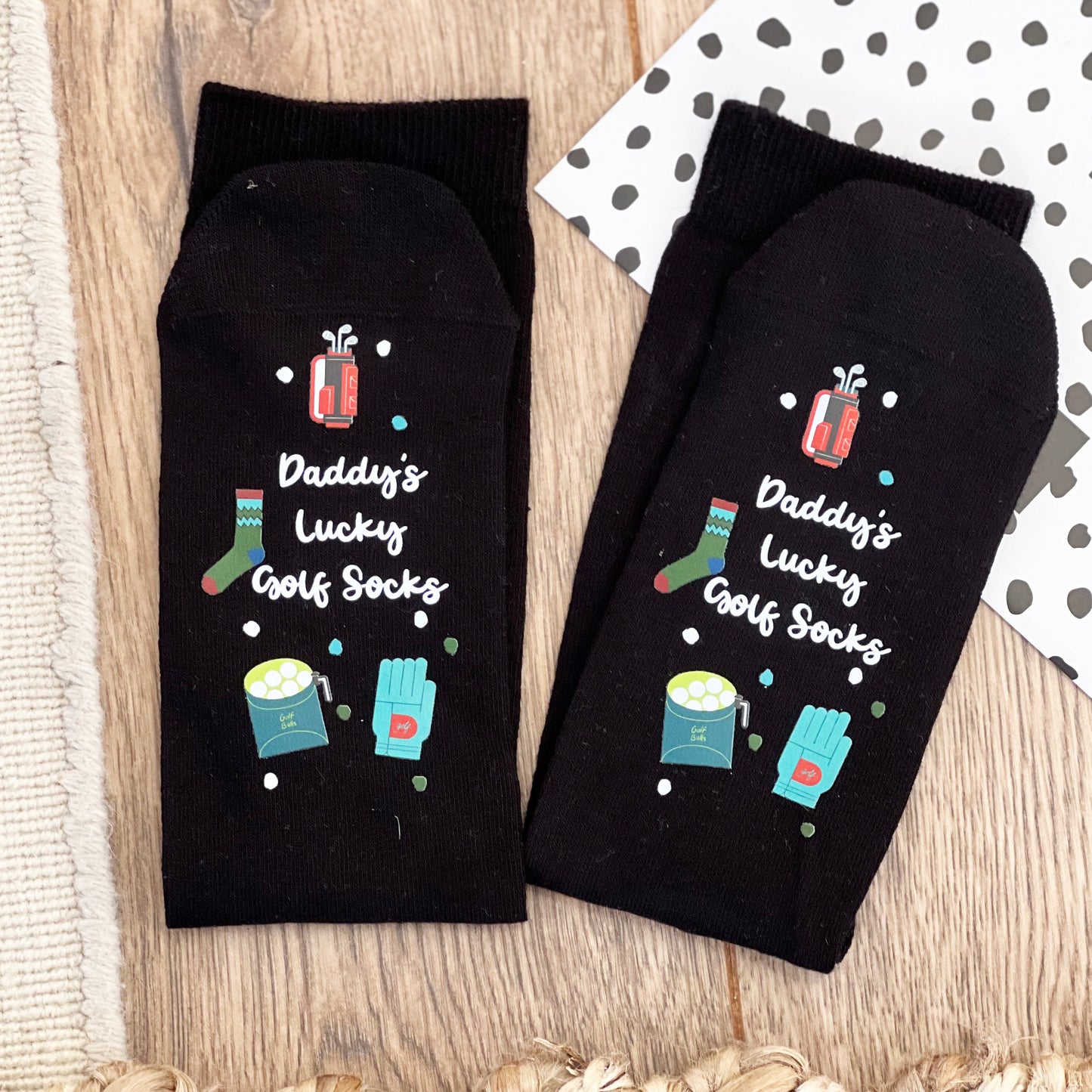 Personalised Lucky Golf Icon Socks