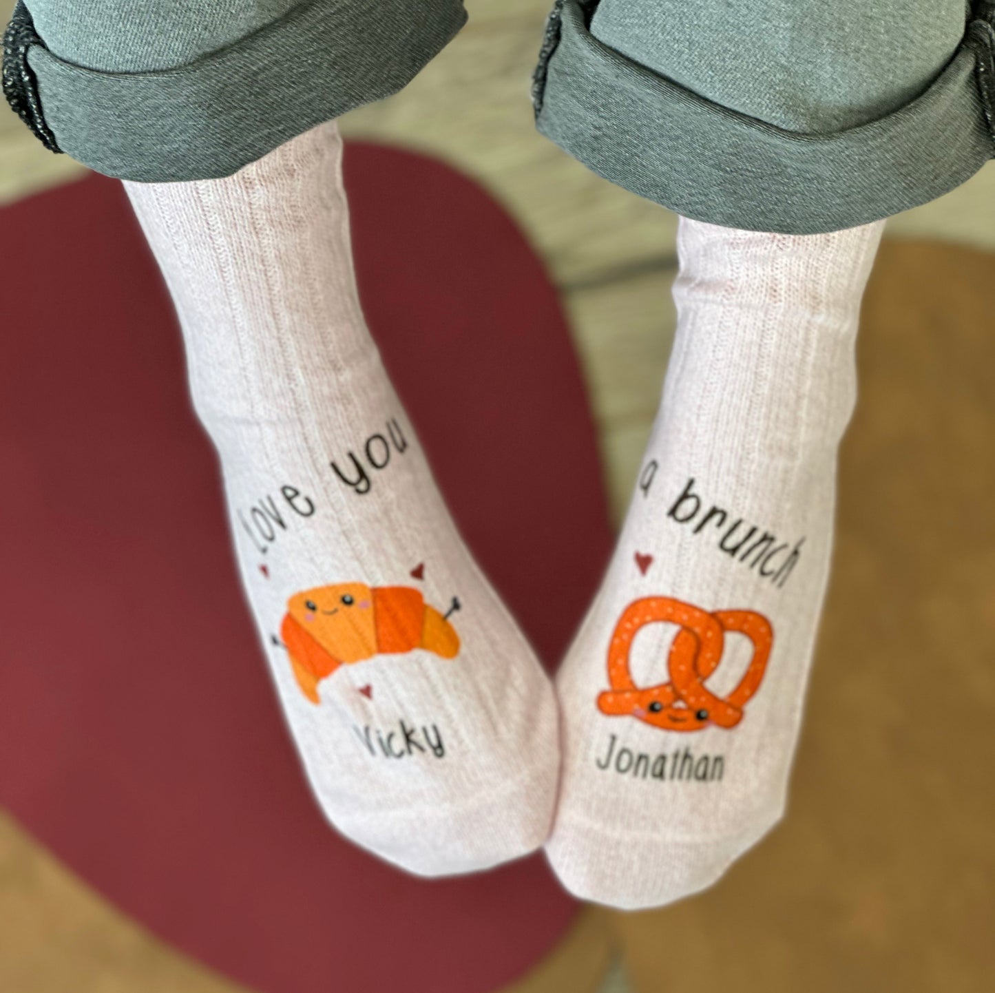 Brunch Lovers Personalised Snug Socks