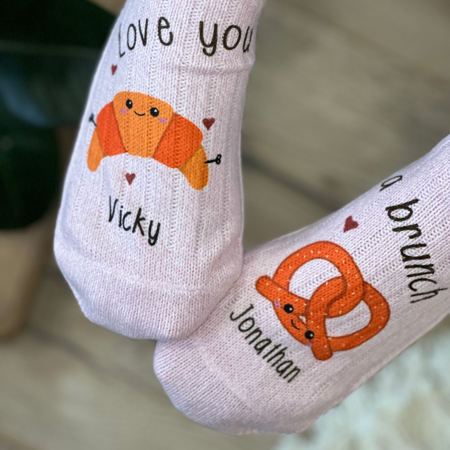 Brunch Lovers Personalised Snug Socks
