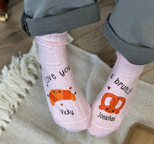Brunch Lovers Personalised Snug Socks