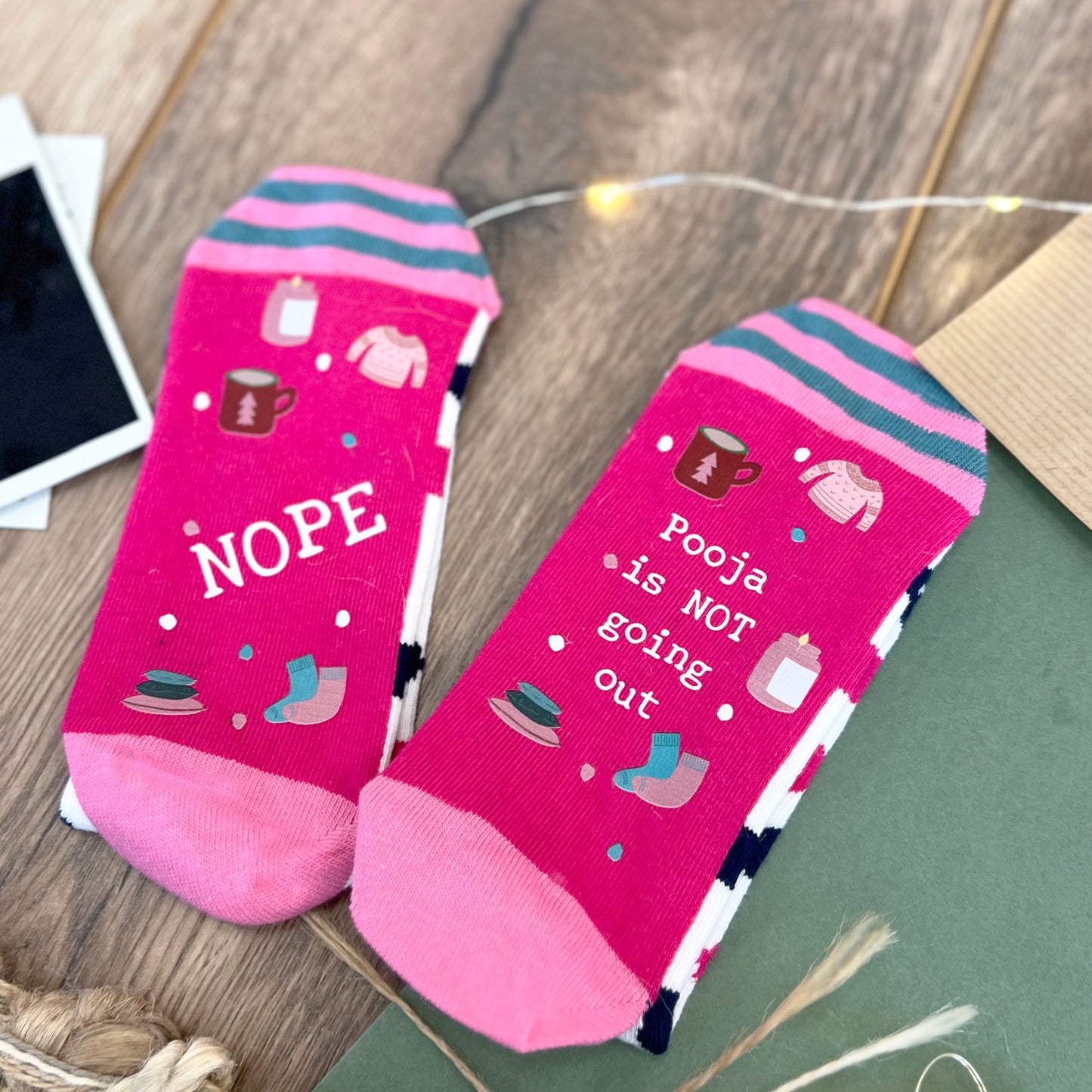 Nope, Not Going Out Socks