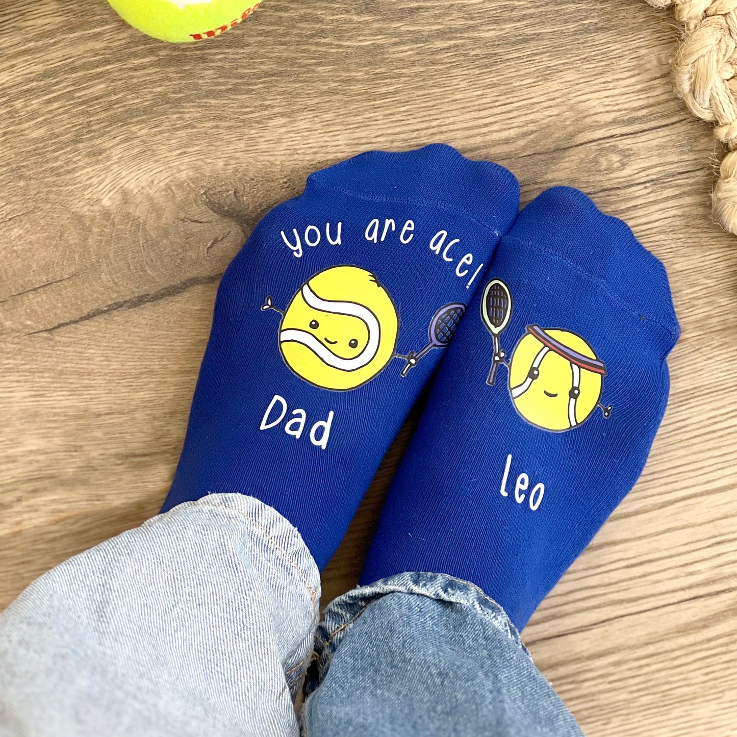 Me and You Personalised Tennis Socks