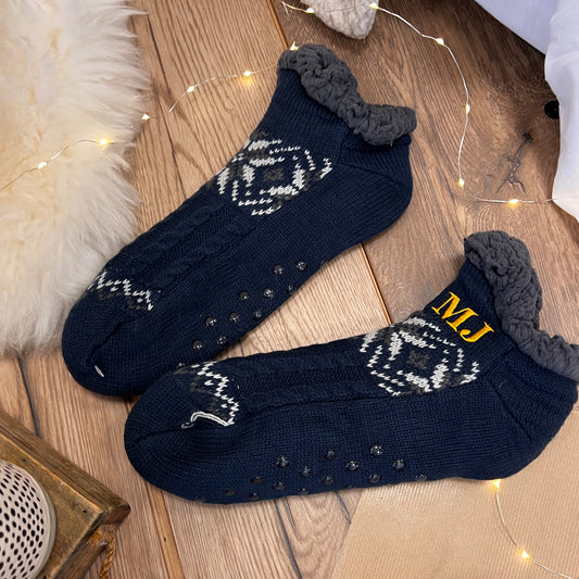 Men's Nordic Slipper Boot Socks