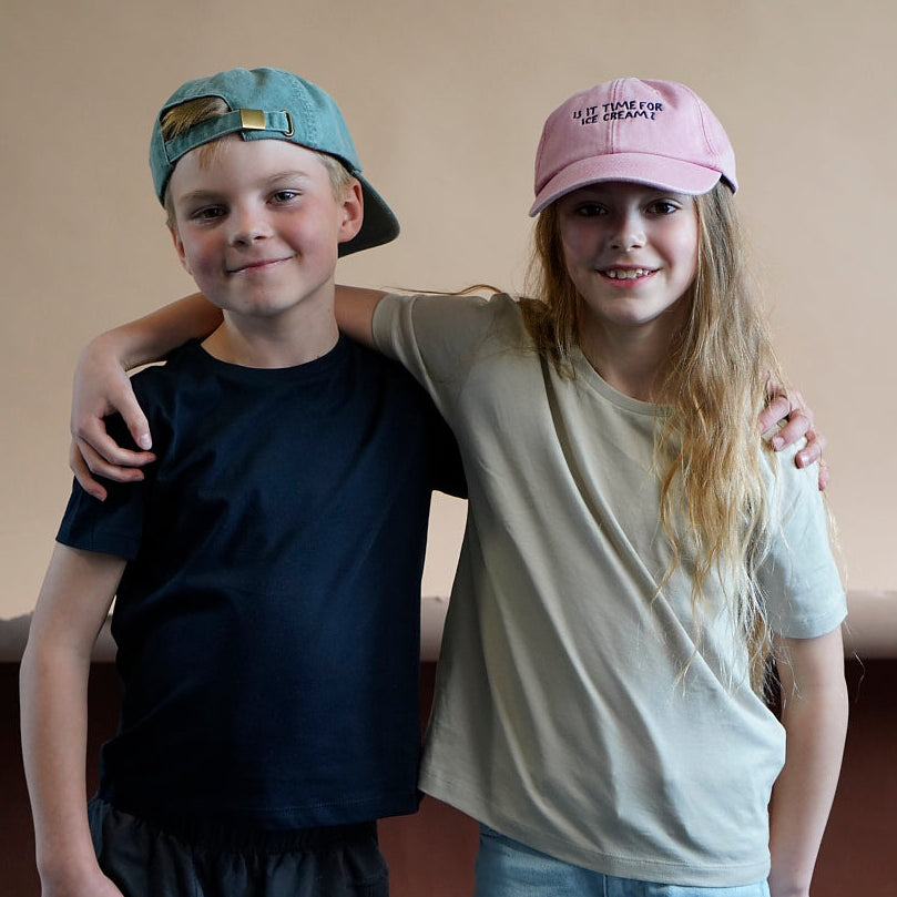 Kid's Slogan Ice Cream Vintage Cap