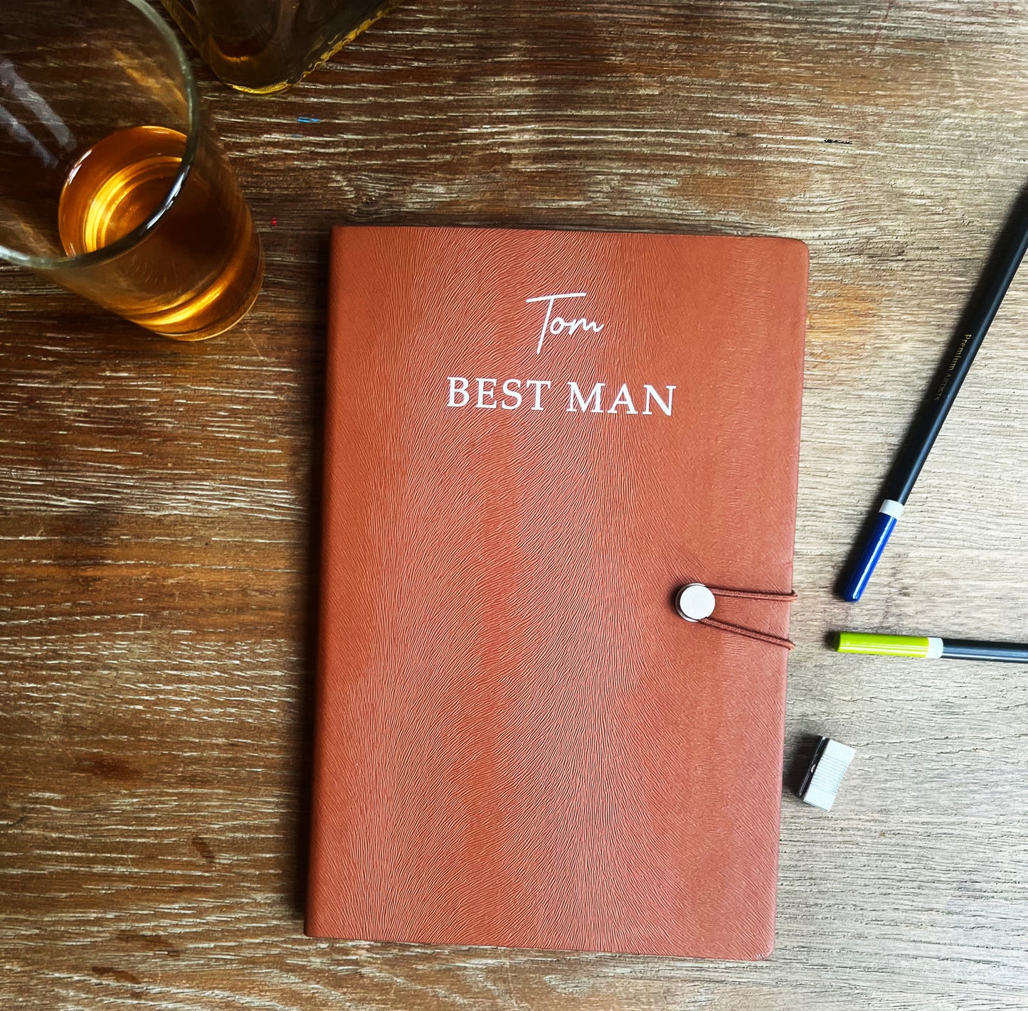 Best Man Personalised Notebook