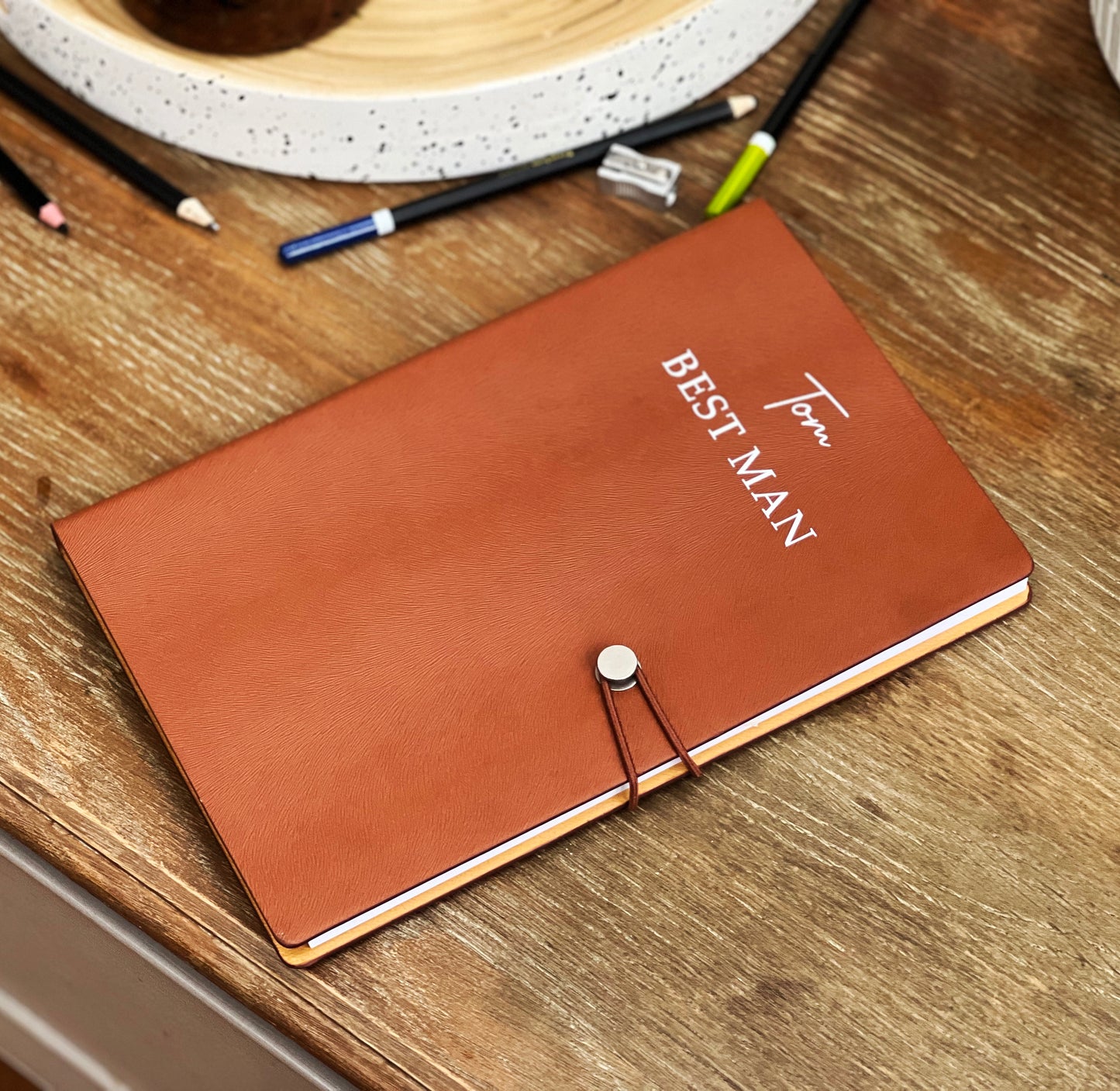 Best Man Personalised Notebook