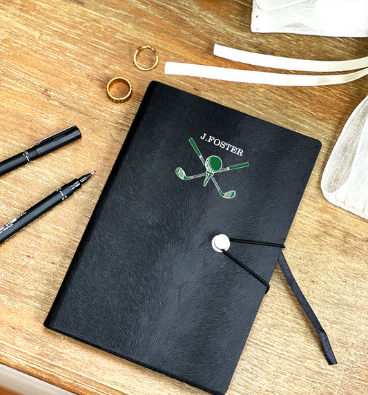 Personalised Golf Notebook