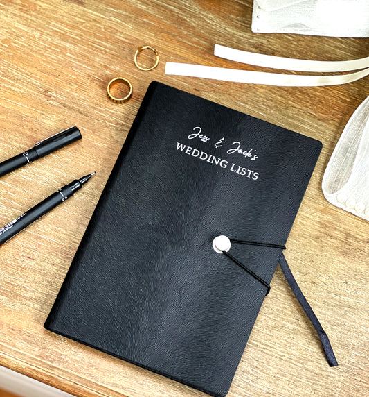Personalised Wedding Essentials Notebook